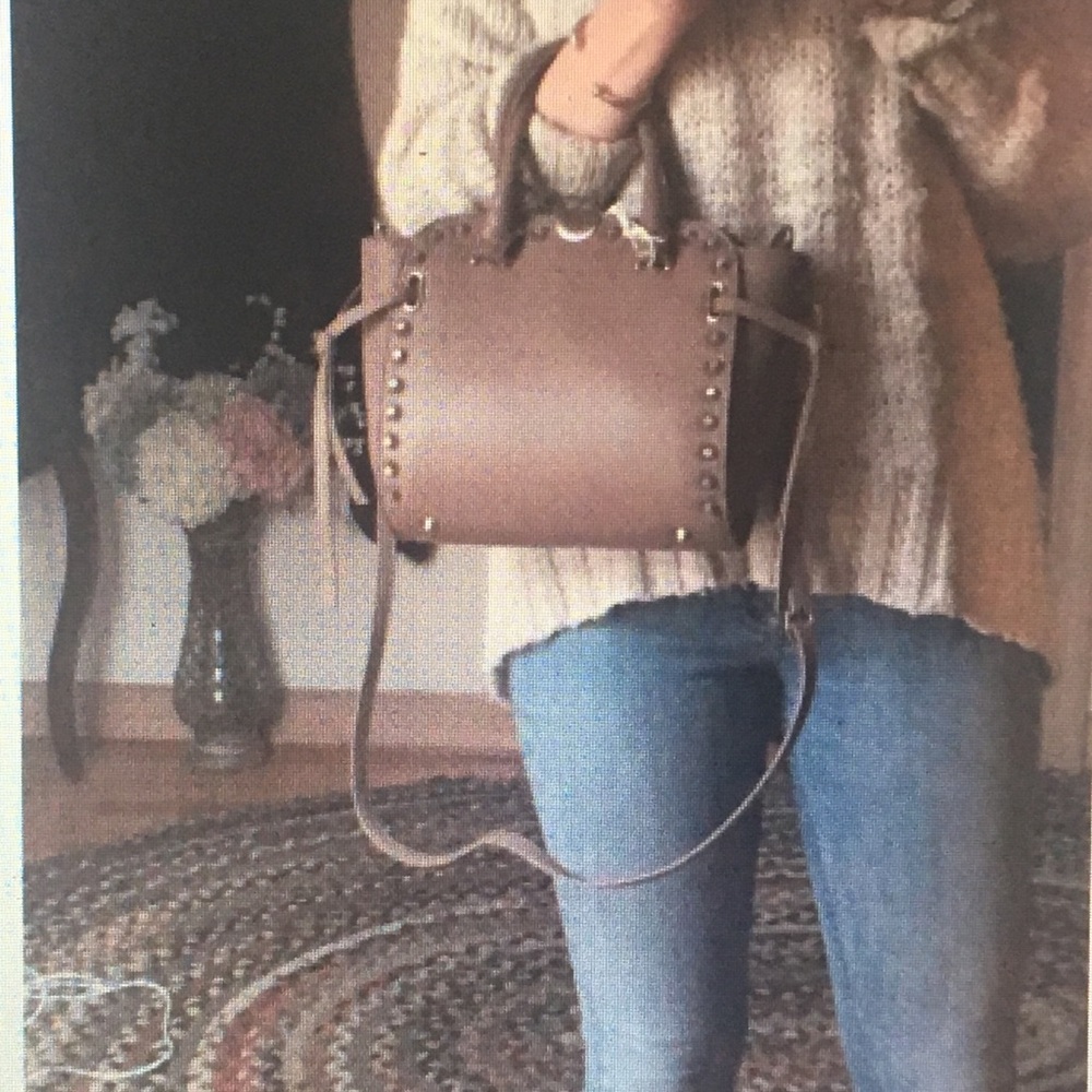 Sorial New York studded leather mini purse